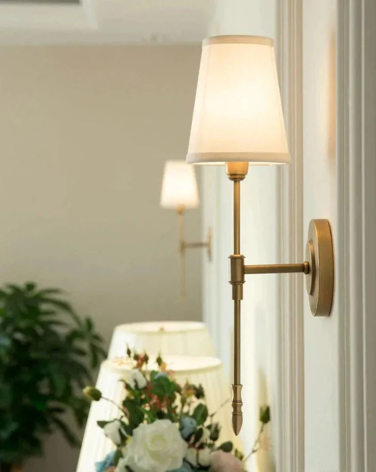 Traditional Nordic LED Wall Light Sconce - Gold