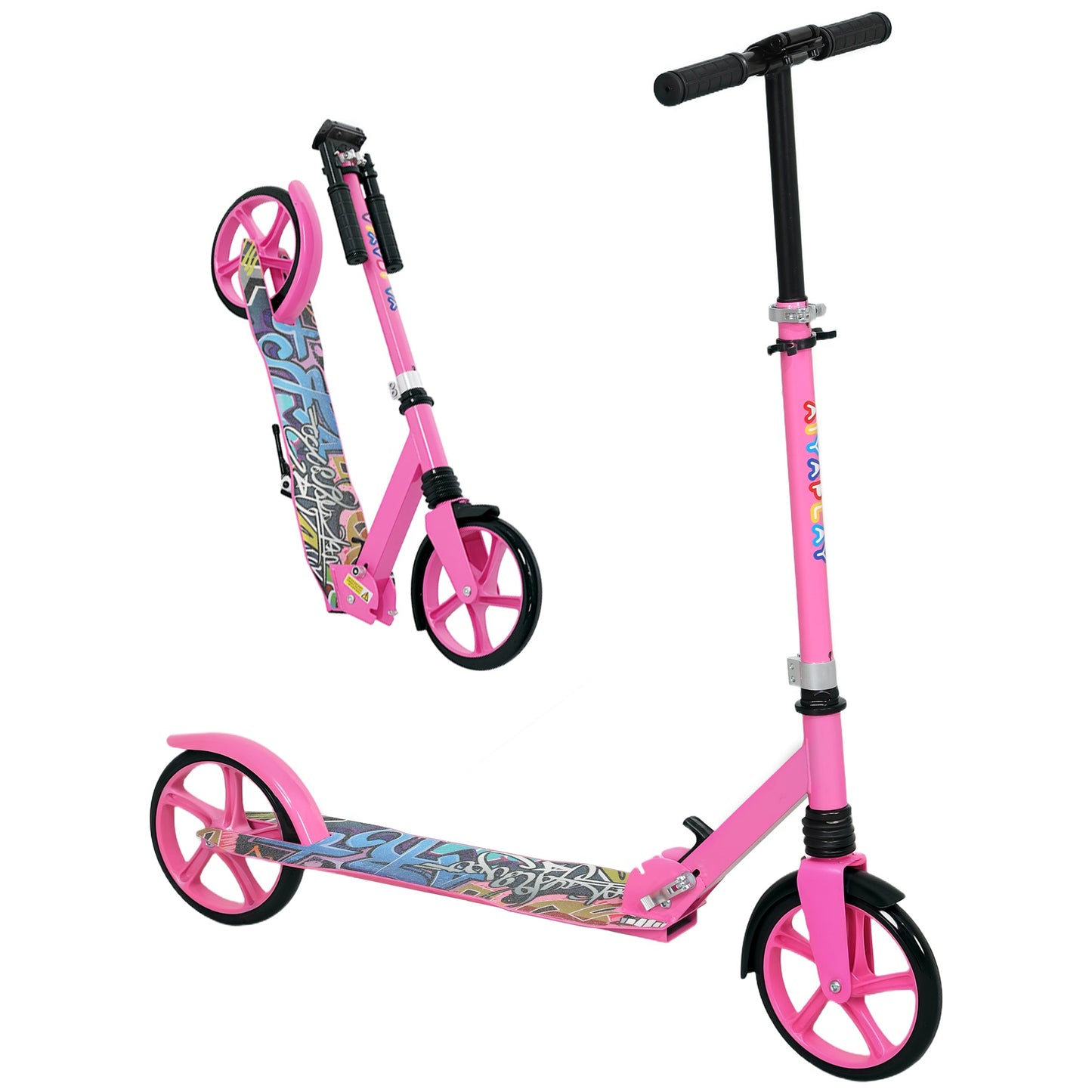 AIYAPLAY Foldable Kids Scooter Adjustable
