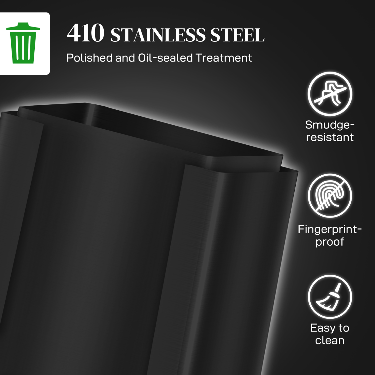Stainless Steel 25L Double Kitchen Pedal Bin with Soft-Close Lid