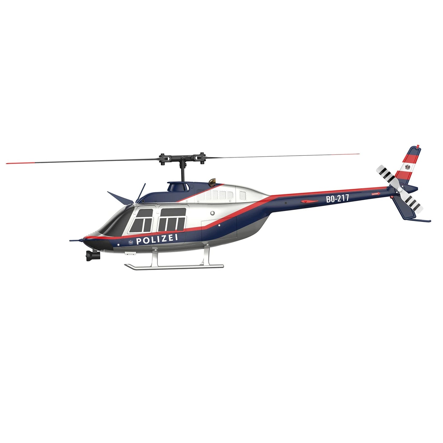 C138 BELL 206 Jet Ranger 6-Axis Gyro Stabilized 4-Channel RC Helicopter - Ready to Fly for Adults