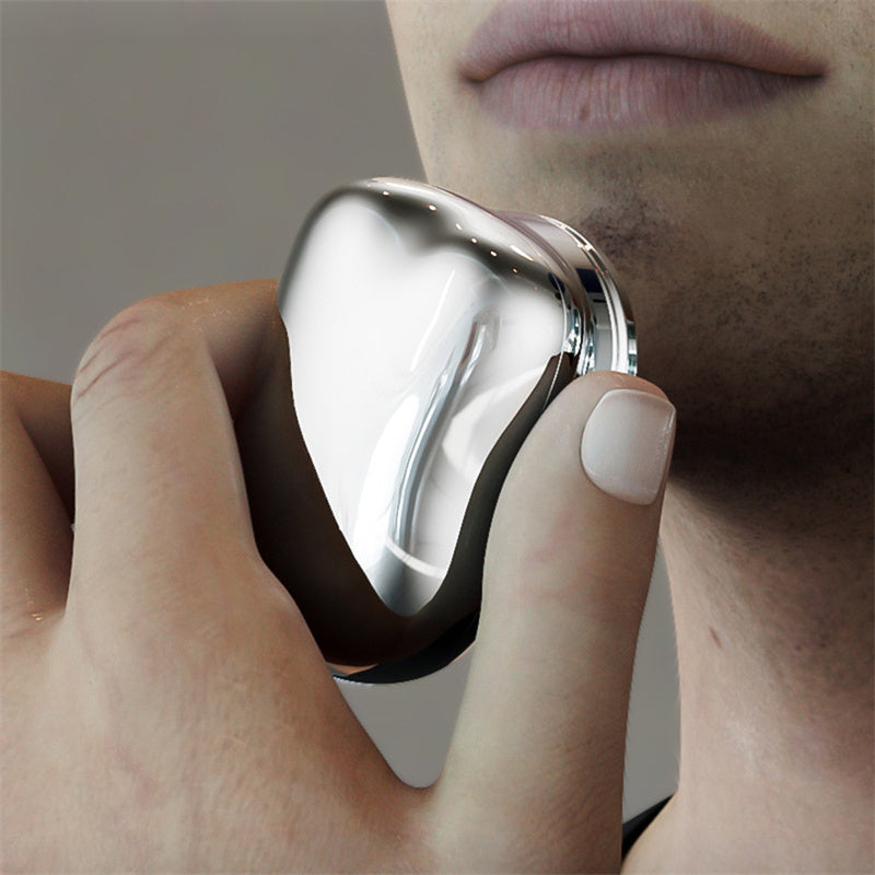 Electric Mini Travel Shaver Pocket Size Washable Electronic Razor Rechargeable Portable Cordless Shaving Face Beard