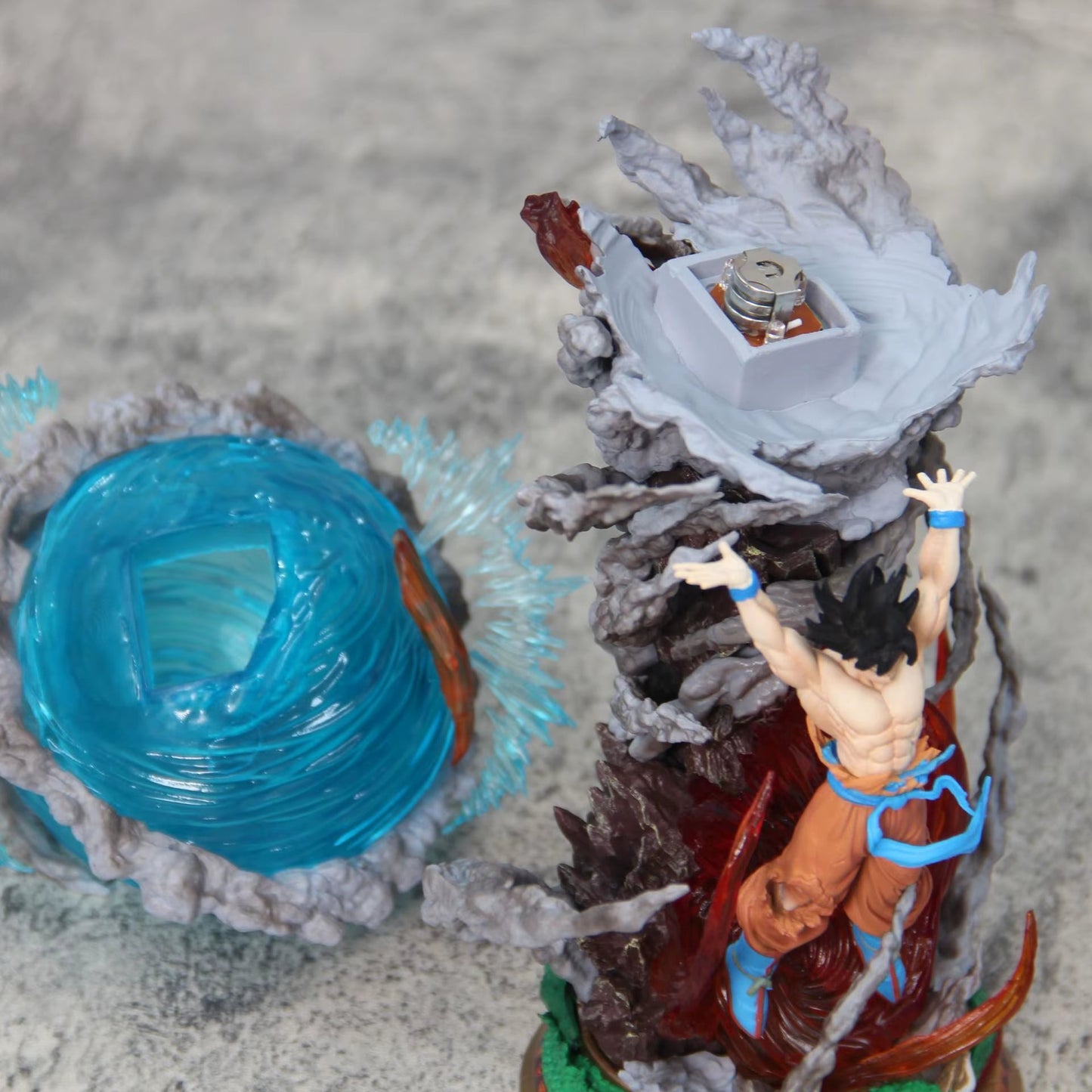 23Cm Anime Dragon Ball Goku Figure Super Spirit Bomb Son Goku Action Figures Toys Gifts