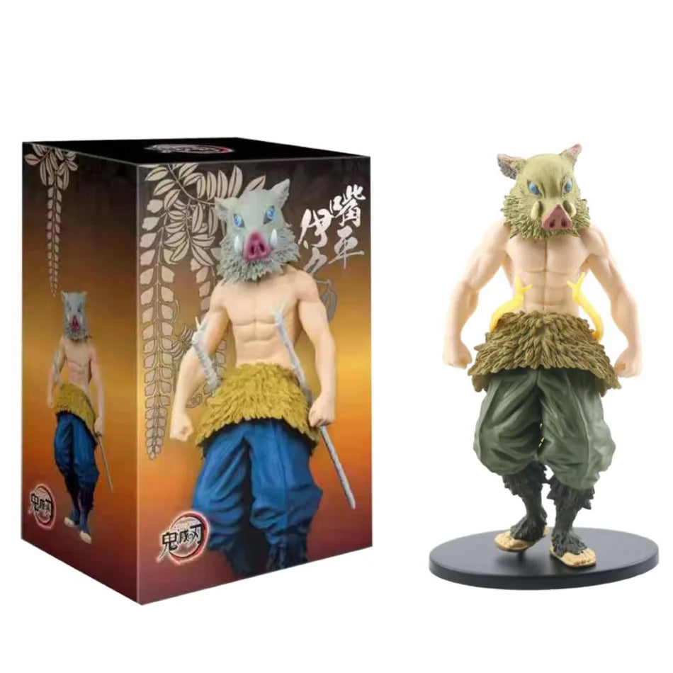 Demon Slayer: Kimetsu No Yaiba PVC Action Figures - Collectible Kamado Tanjirou, Agatsuma Zenitsu & Nezuko Warrior Models