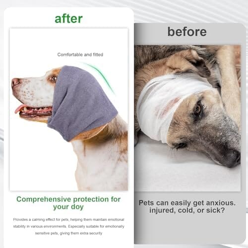 Anxiety Relief Adjustable Pet Ear Muffs for Noise Protection