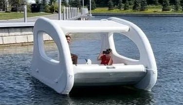 AquaCat: Electric Pontoon Boat, PVC DWF Catamaran