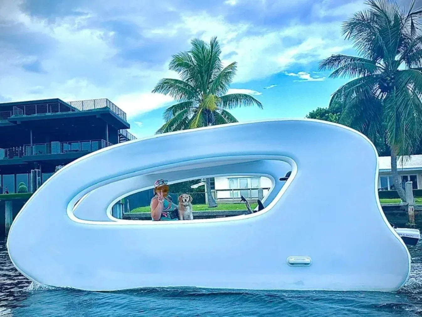 AquaCat: Electric Pontoon Boat, PVC DWF Catamaran