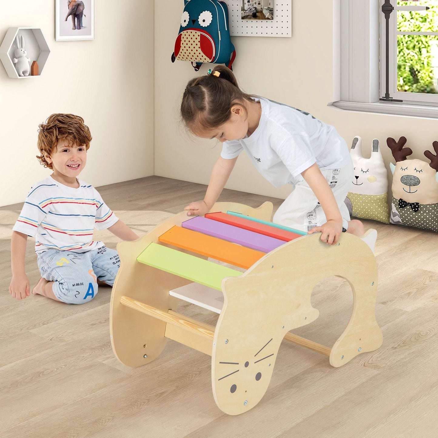 3-In-1 Climbing Toy Set for 3-14 Years Old Toddlers