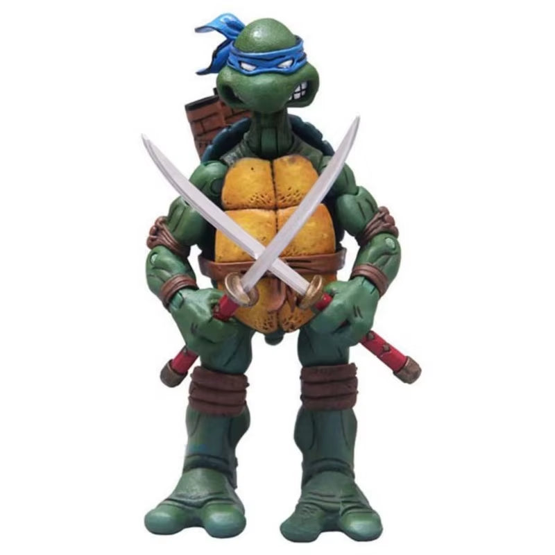 NECA Teenage Mutant Ninja Turtles Anime Action Figure Collection Gift for Kids 4Pcs/Set