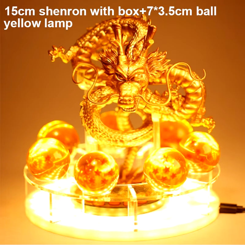 Z Shenron Lamp Super Saiyan Goku Action Figure Shenlong Model Light Base Collection Gift