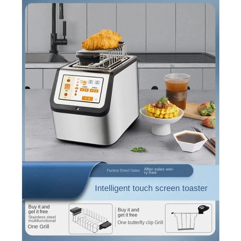 BrecoTouch Pro: High-Speed Smart Toaster for Perfectly Toasted Bread Every Time