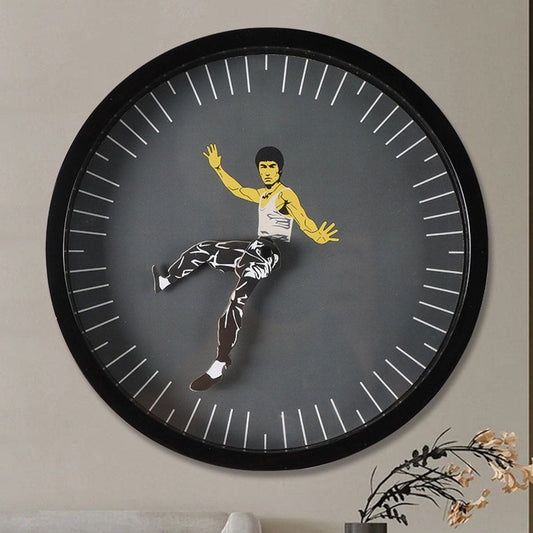 Bruce Lee Timekeeper - Martial Arts Wall Clock | Legendary Tribute to the Master