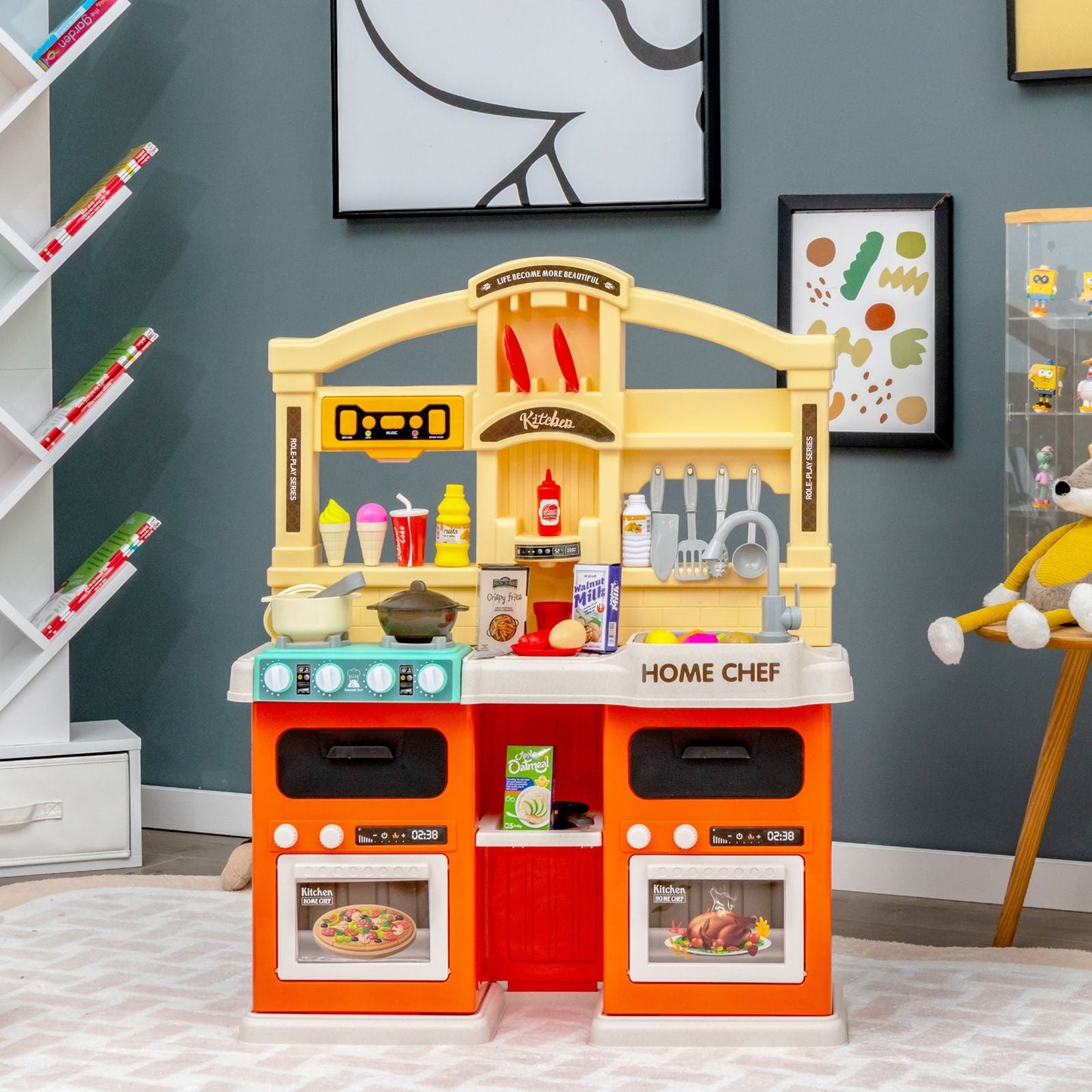 Ultimate 69-Piece Kids Kitchen Playset