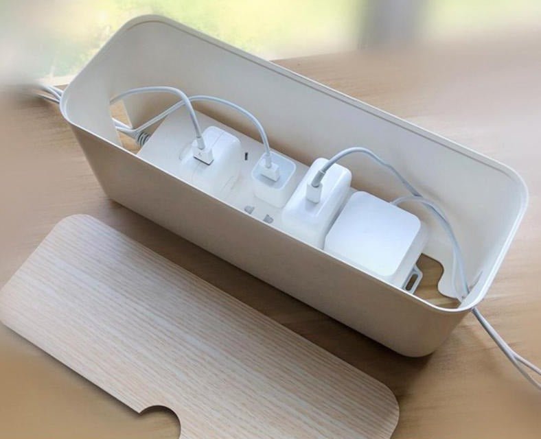 Cable Storage Box Power Strip Wire Case