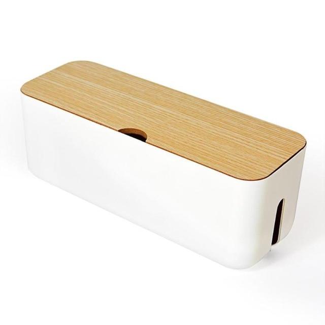 Cable Storage Box Power Strip Wire Case