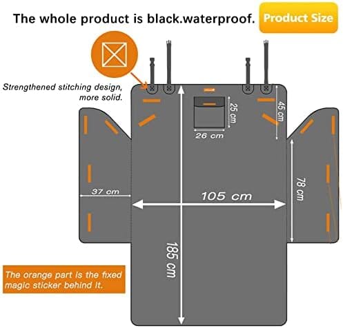 Cargo Liner for Dog - Nonslip Waterproof Pet Dog Back Seat Cover -
