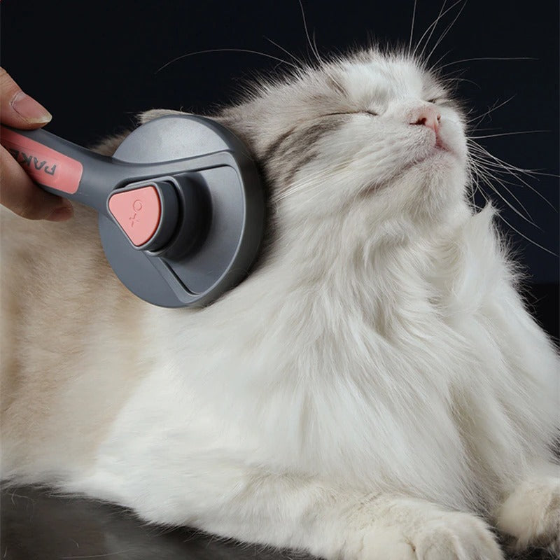 Cat Brush For Long Hair - Comb For Shedding, Cleaning Slicker Brush For Dogs Cats