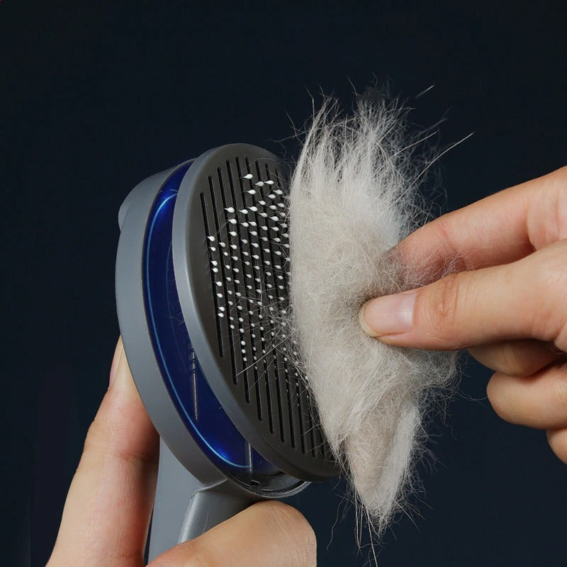 Cat Brush For Long Hair - Comb For Shedding, Cleaning Slicker Brush For Dogs Cats
