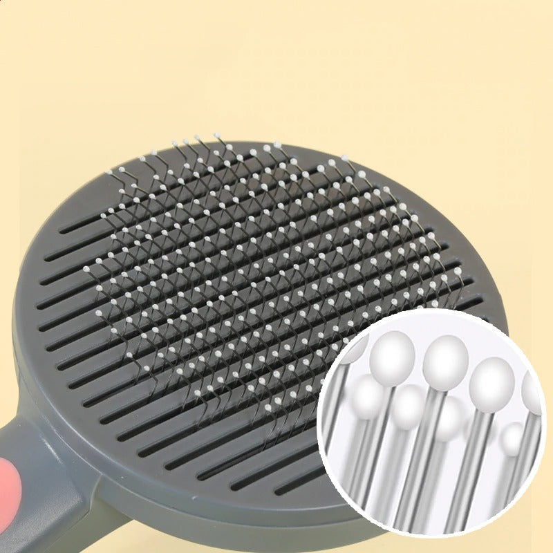 Cat Brush For Long Hair - Comb For Shedding, Cleaning Slicker Brush For Dogs Cats