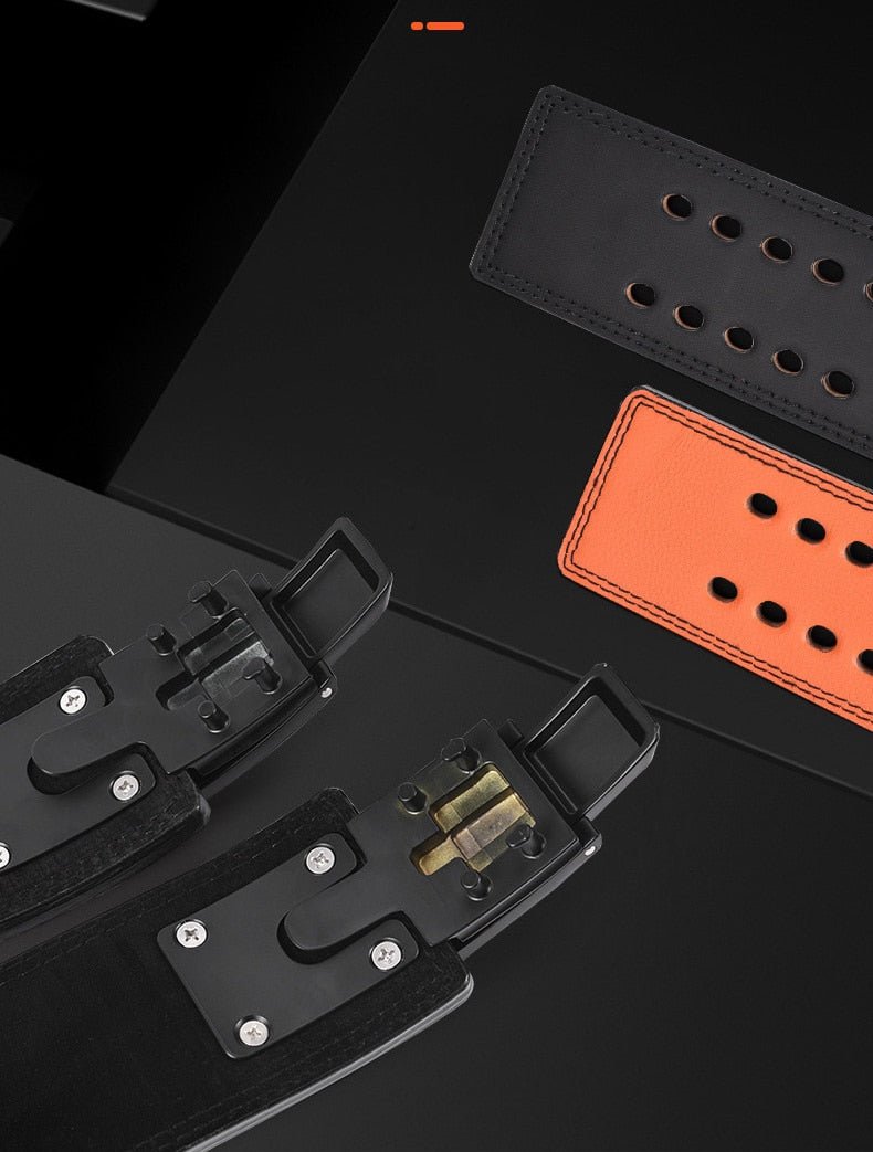 Cowhide Wide Weightlifting Belt