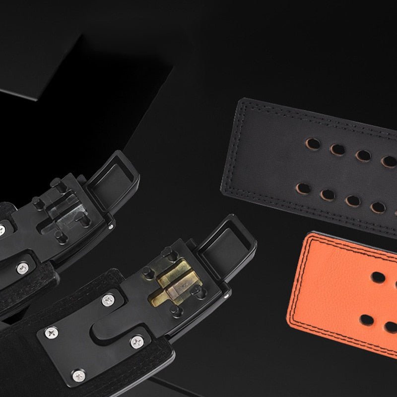 Cowhide Wide Weightlifting Belt