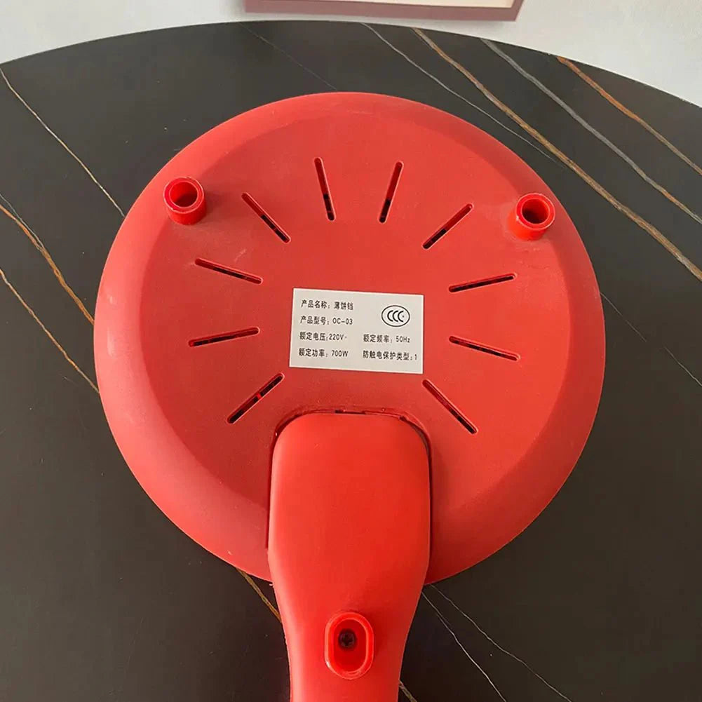 CrispWave: Electric Crepe Maker Non Stick Pan