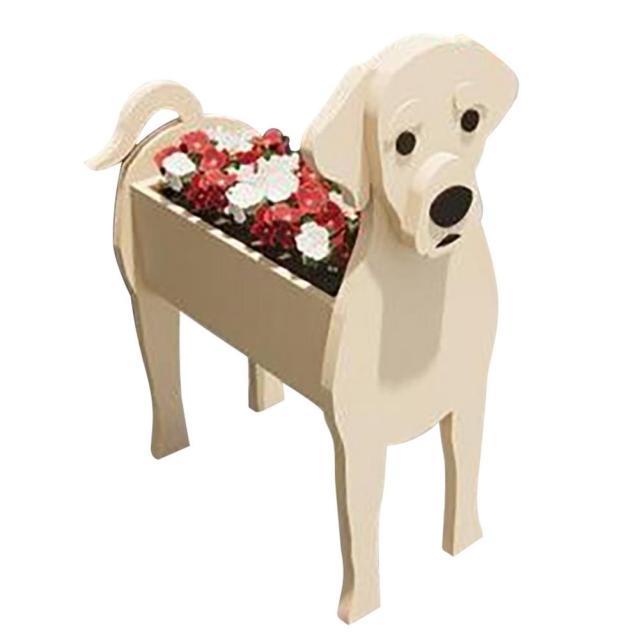 Cute Hand-made Dog-shaped Flower Pots Planter