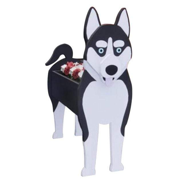 Cute Hand-made Dog-shaped Flower Pots Planter