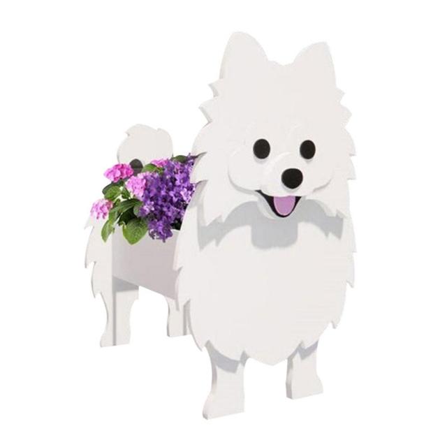Cute Hand-made Dog-shaped Flower Pots Planter