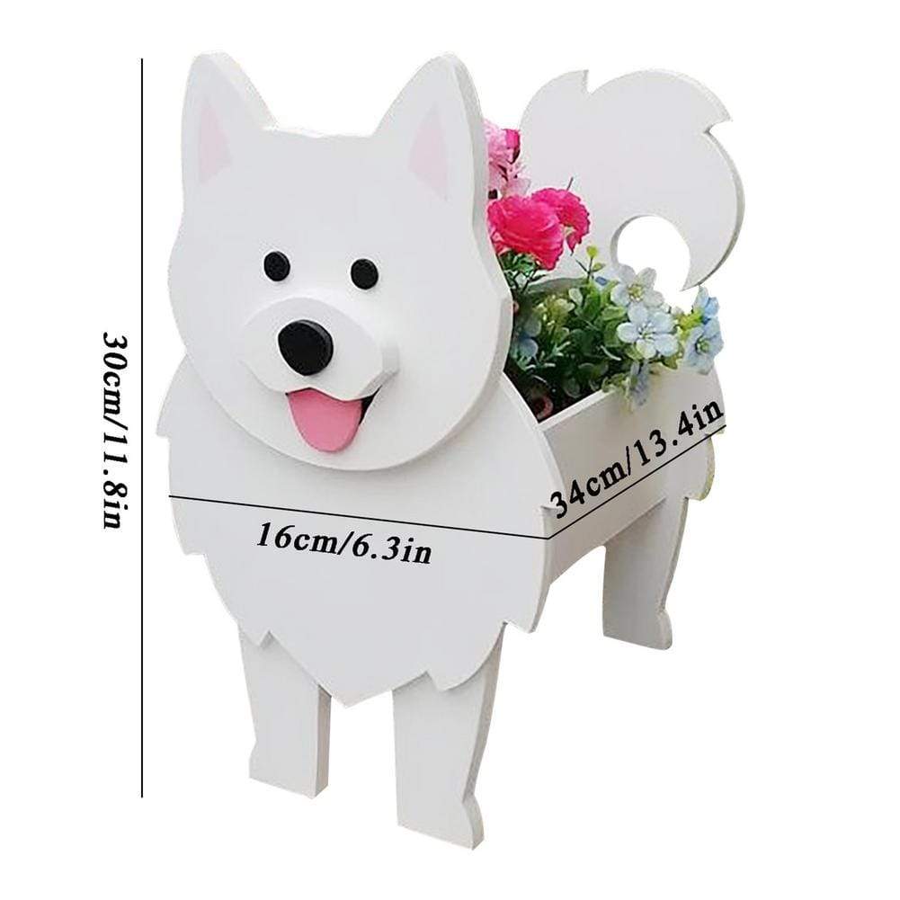 Cute Hand-made Dog-shaped Flower Pots Planter