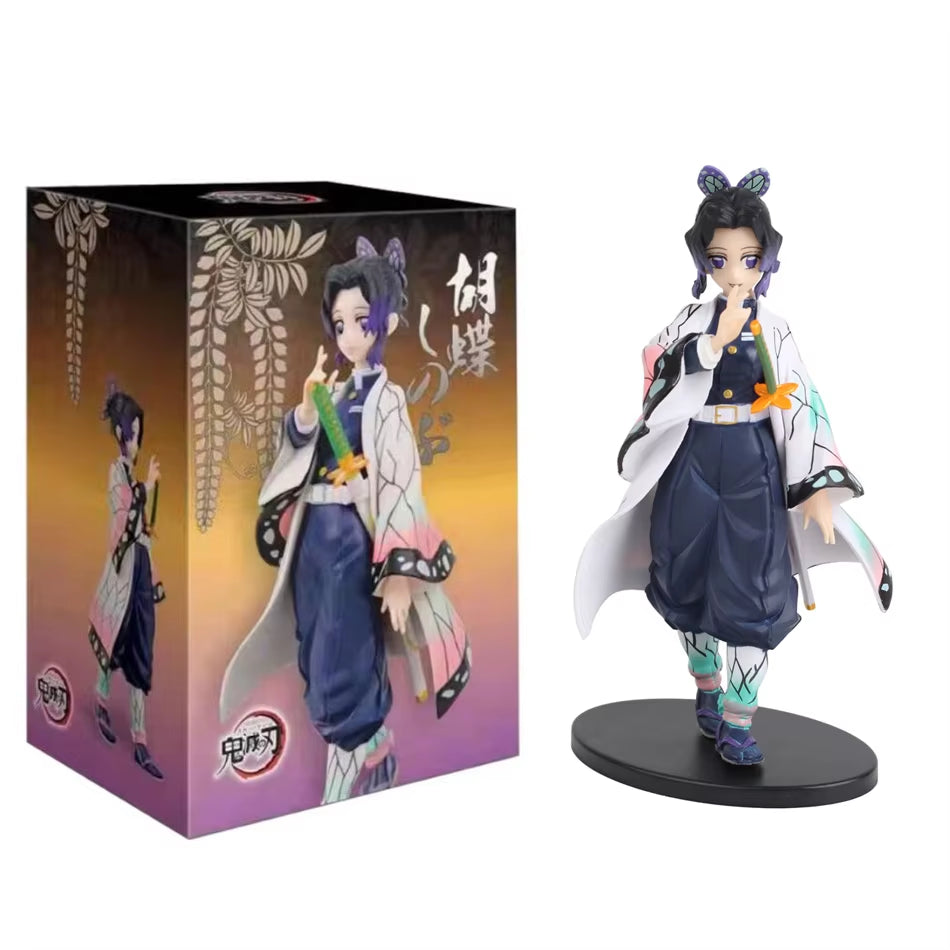 Demon Slayer: Kimetsu No Yaiba PVC Action Figures - Collectible Kamado Tanjirou, Agatsuma Zenitsu & Nezuko Warrior Models