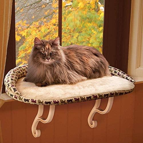 Deluxe Cat Bed with Removable Bolster