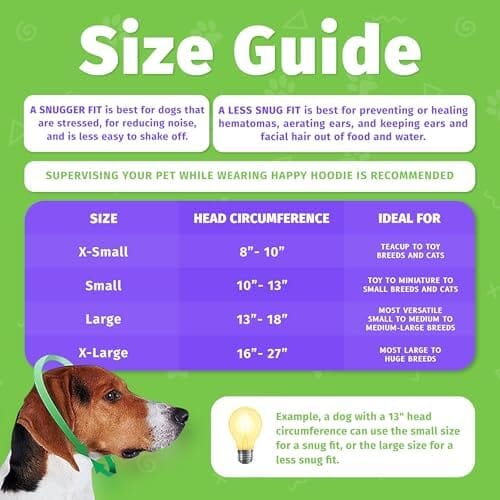 Dog & Cat Calming Band - Anxiety Relief/Noise Protection-Grooming-Thunder-Fireworks 2 Pack