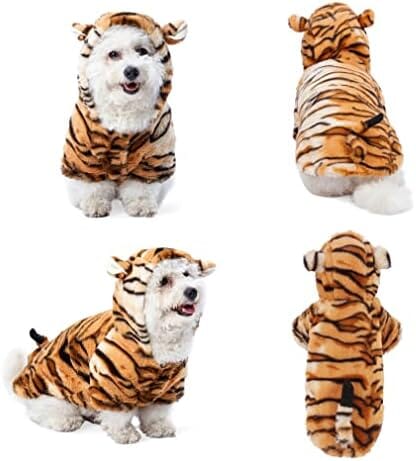 Dog Tiger Pet Costumes Halloween