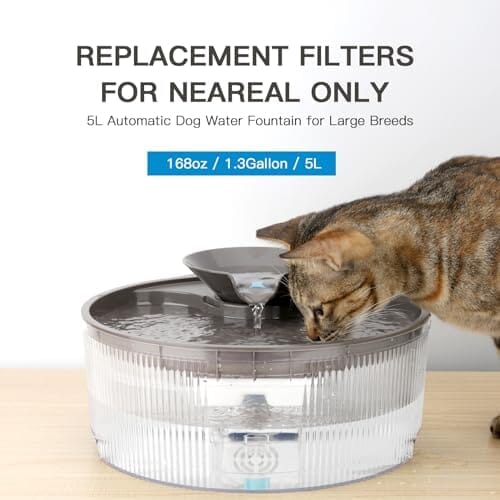 Dog Water Fountain Filters for Big Dog Water Bowl Dispenser