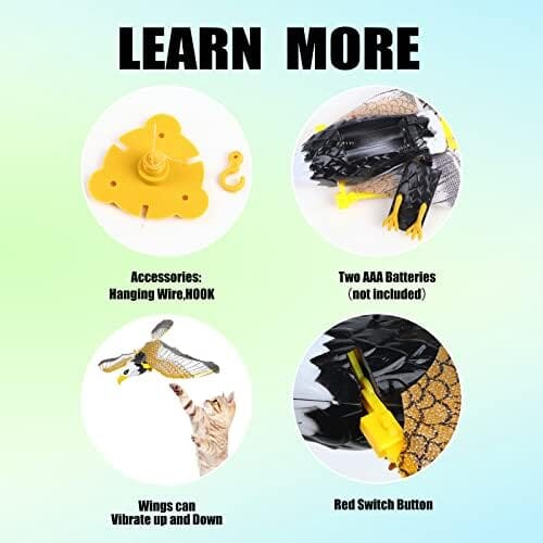 Eagle Flying Interactive Bird Cat Toy