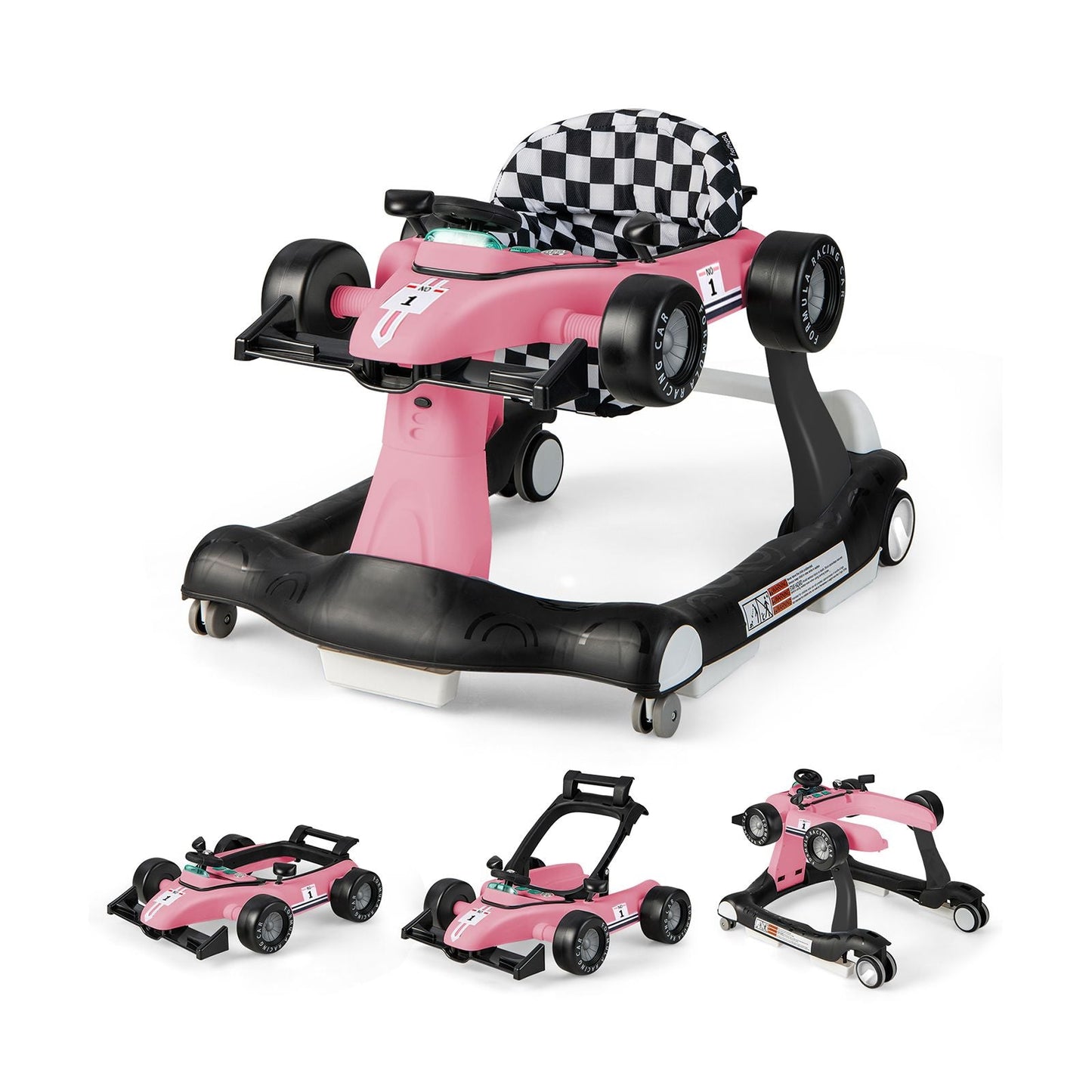 Versatile 4-In-1 Baby Push Walker