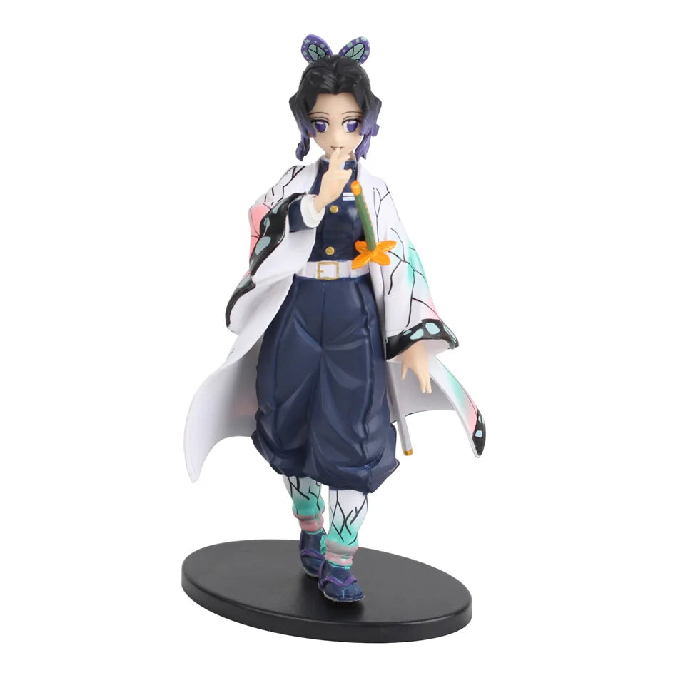 Demon Slayer: Kimetsu No Yaiba PVC Action Figures - Collectible Kamado Tanjirou, Agatsuma Zenitsu & Nezuko Warrior Models