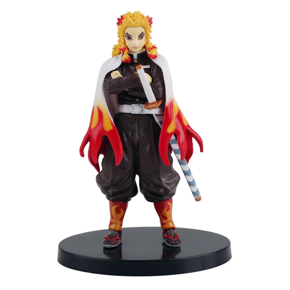 Demon Slayer: Kimetsu No Yaiba PVC Action Figures - Collectible Kamado Tanjirou, Agatsuma Zenitsu & Nezuko Warrior Models