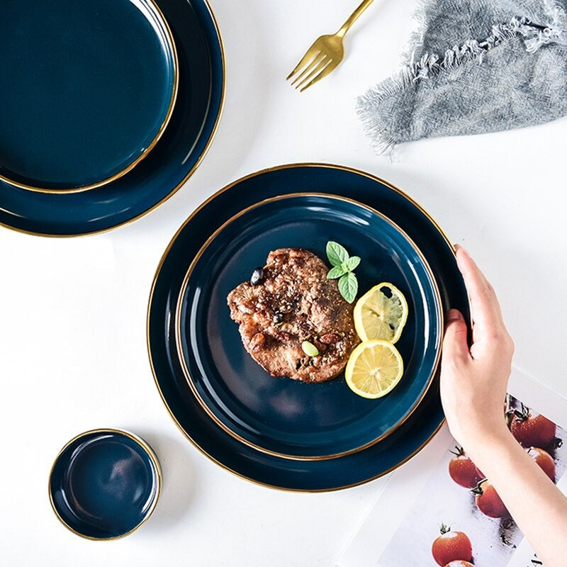 Oxford Blue Luxury Dinnerware Set