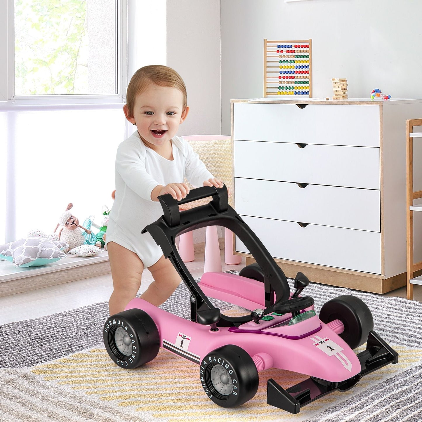 Versatile 4-In-1 Baby Push Walker