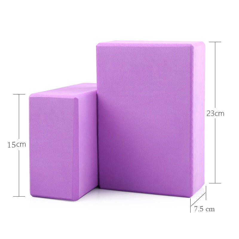 Foam Yoga Block Pair