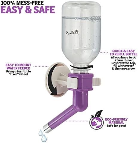 Gravity Hydration Fountain with Spigot Spout for Pets