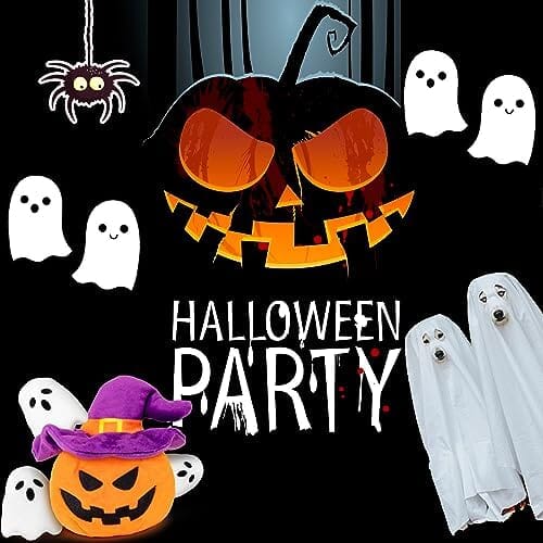 Halloween Dog Toy - Pumpkin & Ghosts Dog Halloween Toys