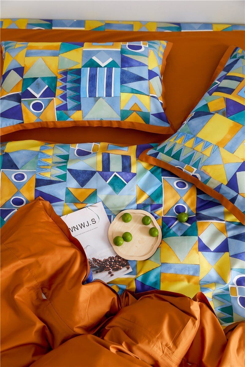 Shapes and Colors Vol. 1 Duvet Cover Set (Long-Staple Sateen Cotton)