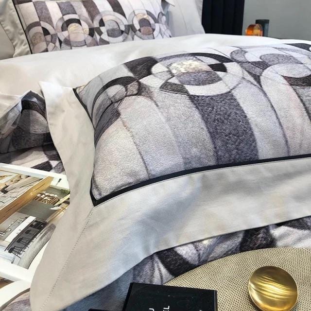 Ring Circ Duvet Cover Set (Long-Staple Sateen Cotton)