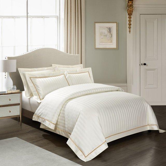 Serenity Cream Duvet Cover Set (Long-staple Sateen Cotton)