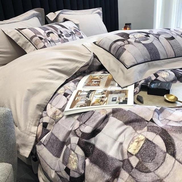 Ring Circ Duvet Cover Set (Long-Staple Sateen Cotton)