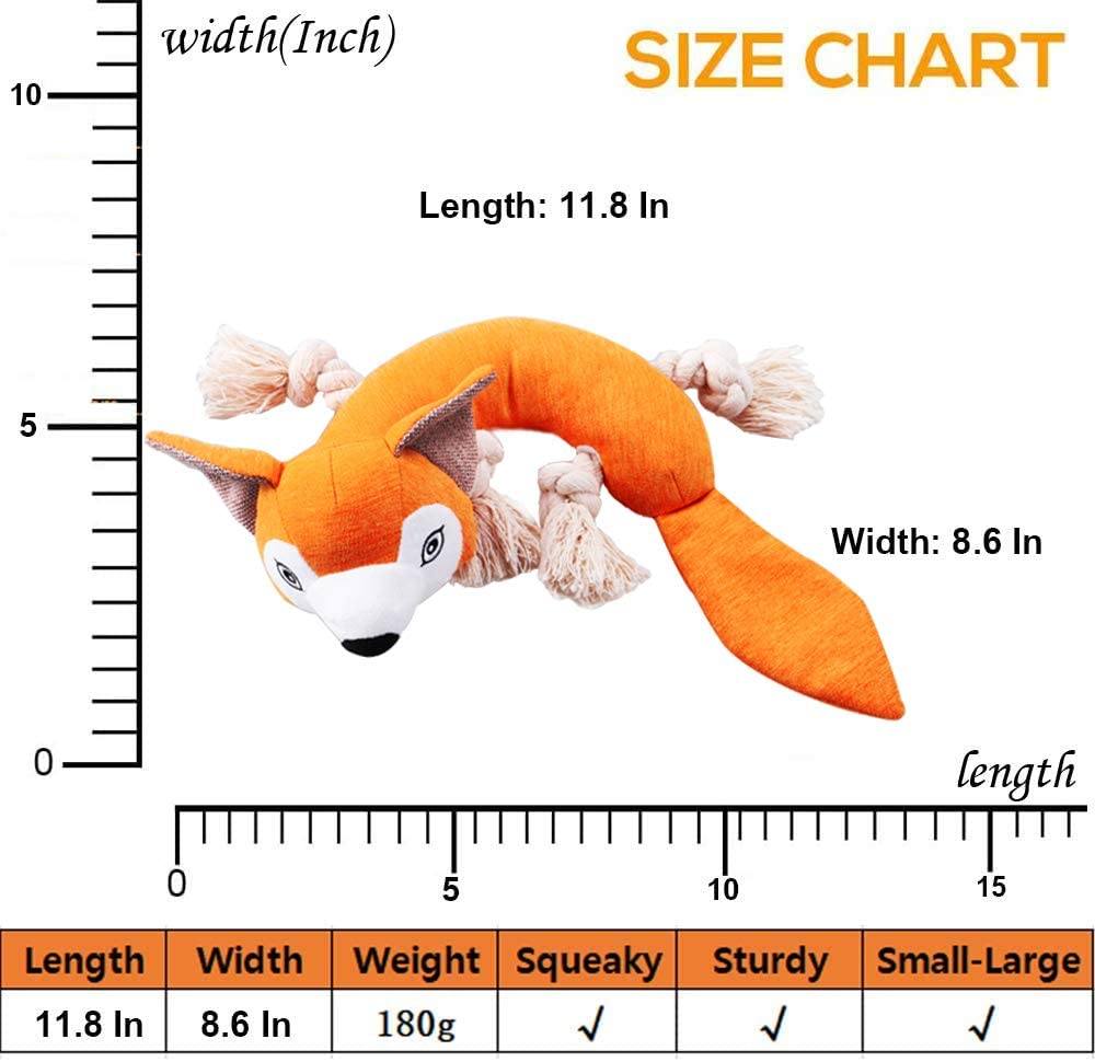Interactive Stuffed Fox Dog Pet Toys