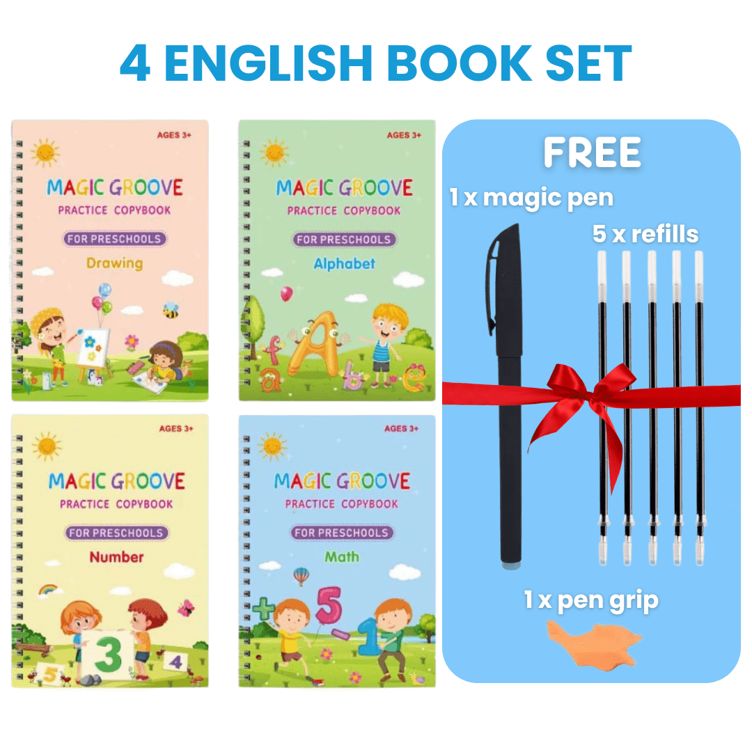 MagicGroove™ -  Tracing Book Set