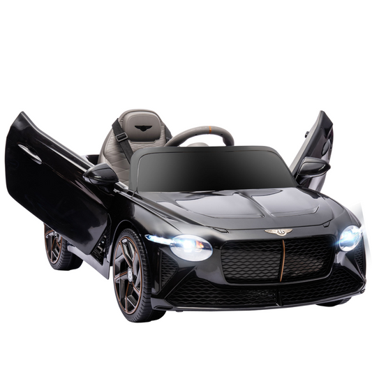 Bentley Bacalar 12V Kids Electric Car - Portable Battery, Sleek Black Design
